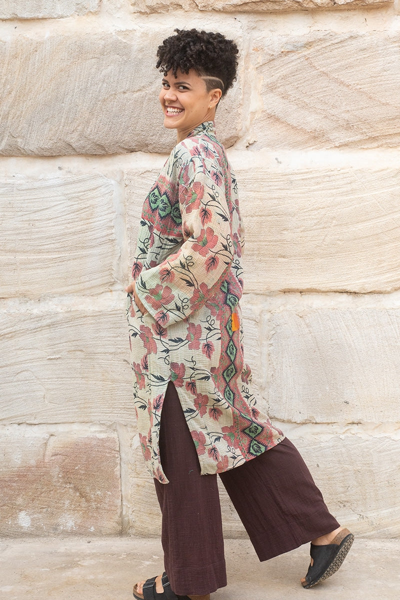 Kantha Dust Coat - Maragida