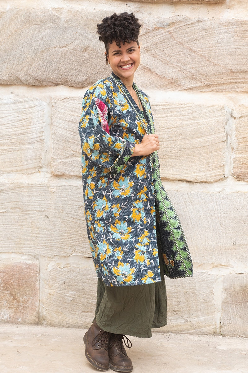 Kantha Dust Coat - Joacha