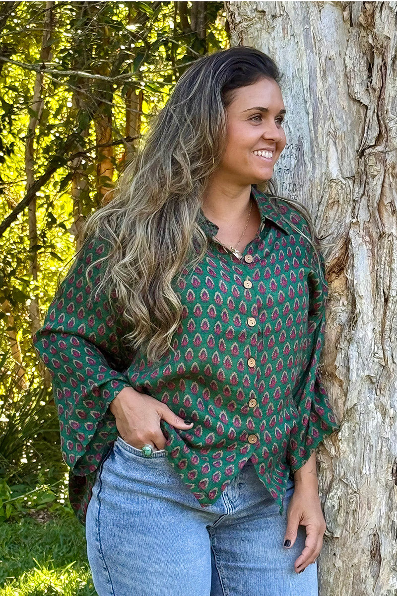 Vintage Sari Amira - Parvati (wool/silk)