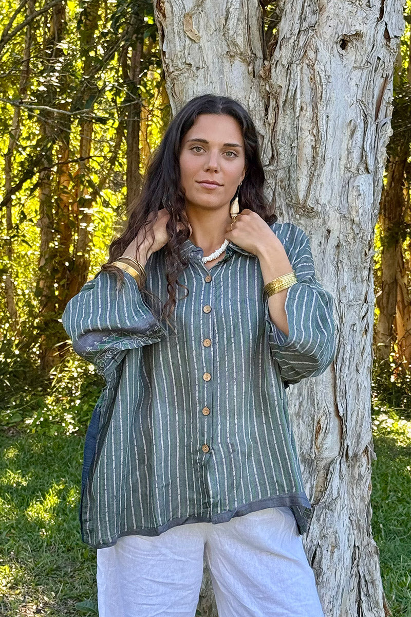 Vintage Sari Amira - Rene (wool/silk)