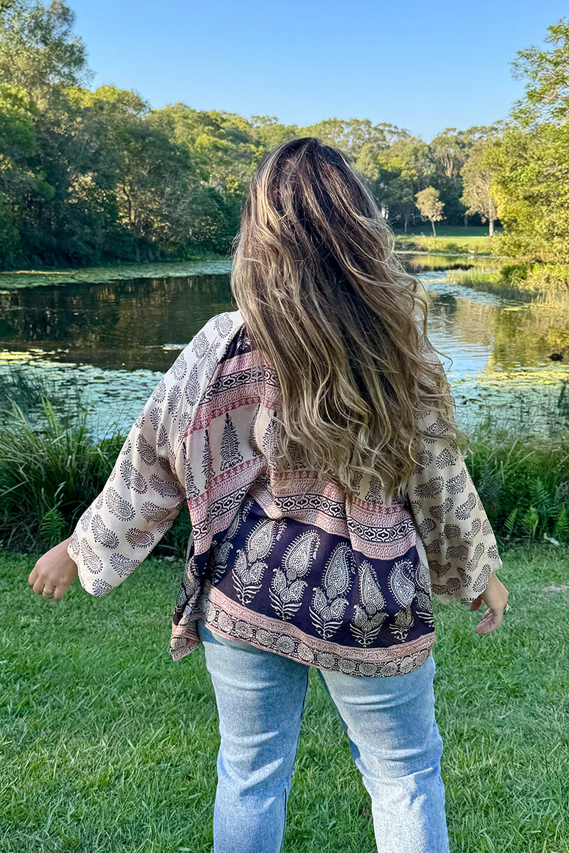 Vintage Sari Amira - Parvati (wool/silk)