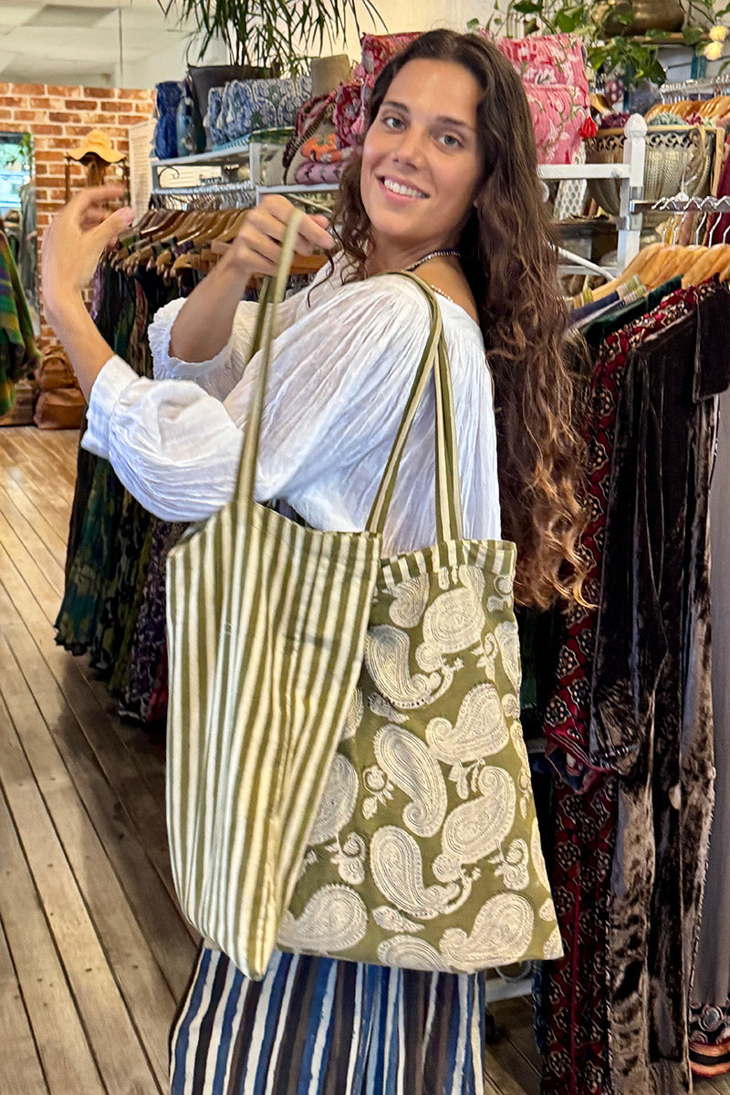 Two-Way Tote Bag - Eucalypt