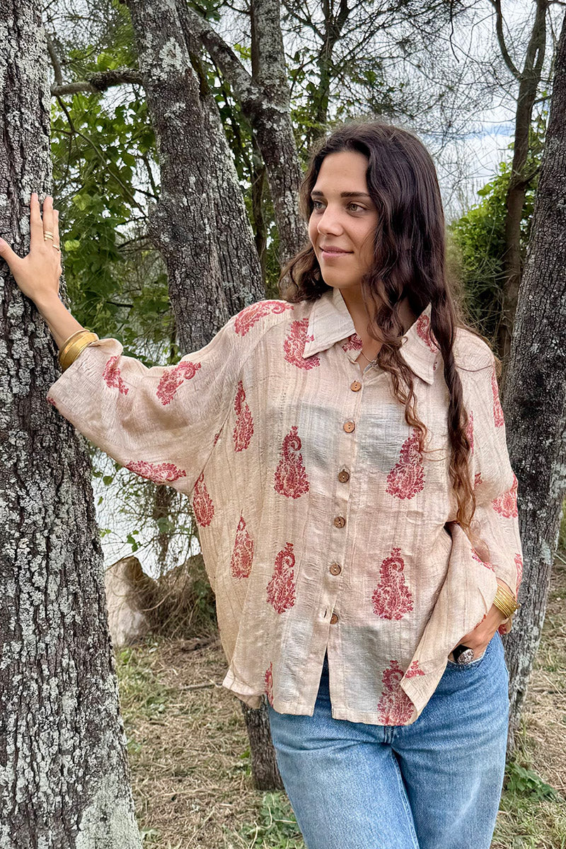 Vintage Sari Amira - Priya (wool/silk)