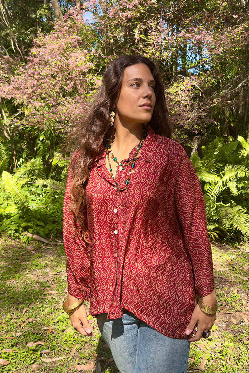 Vintage Sari Amira - Emerelle (silk)