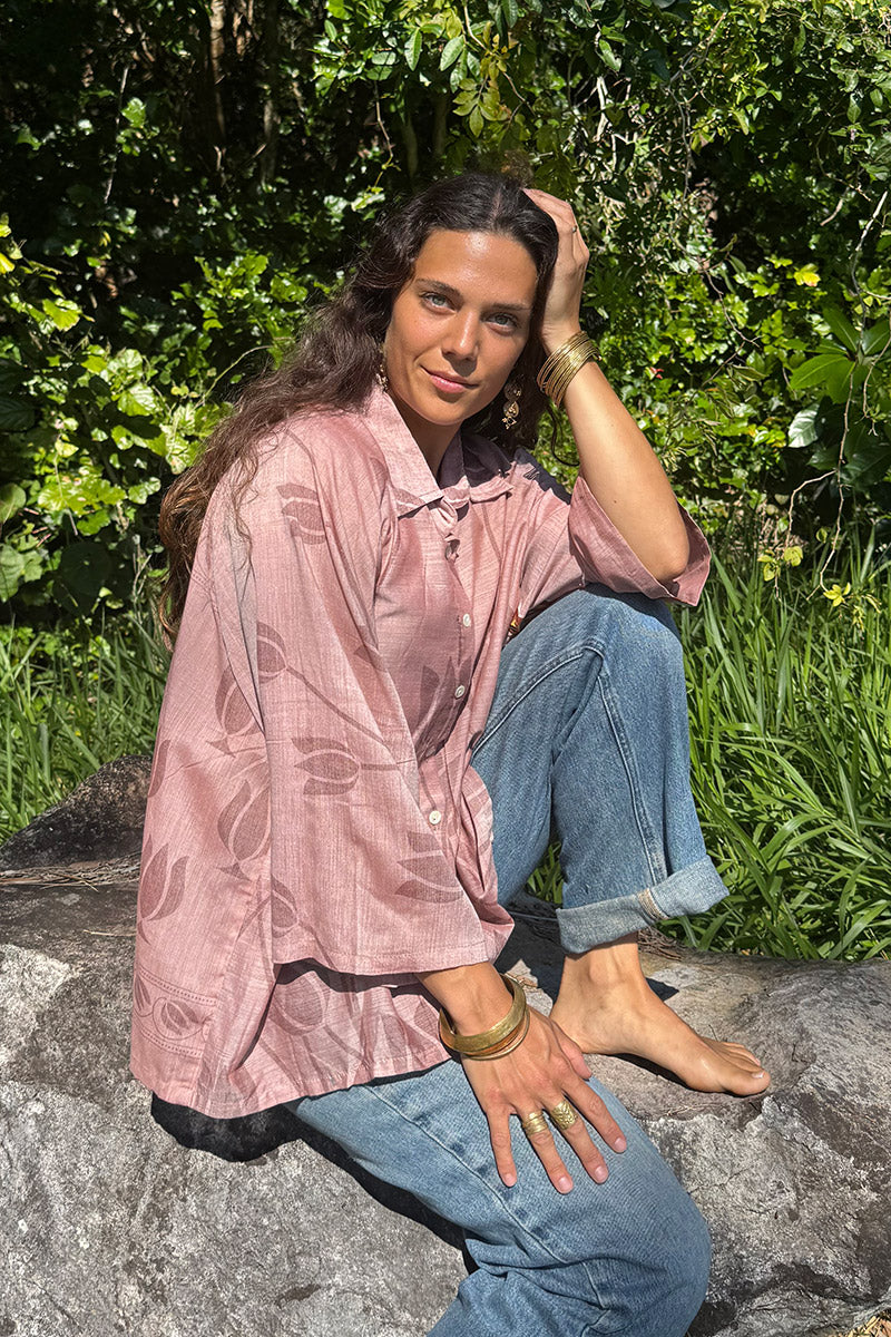 Vintage Sari Amira Blouse -Avalon (cotton)