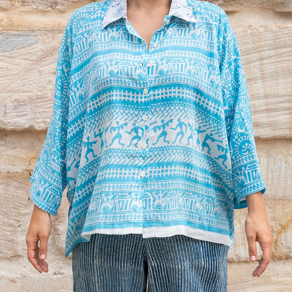 Vintage Sari Amira - Pacific Tribal