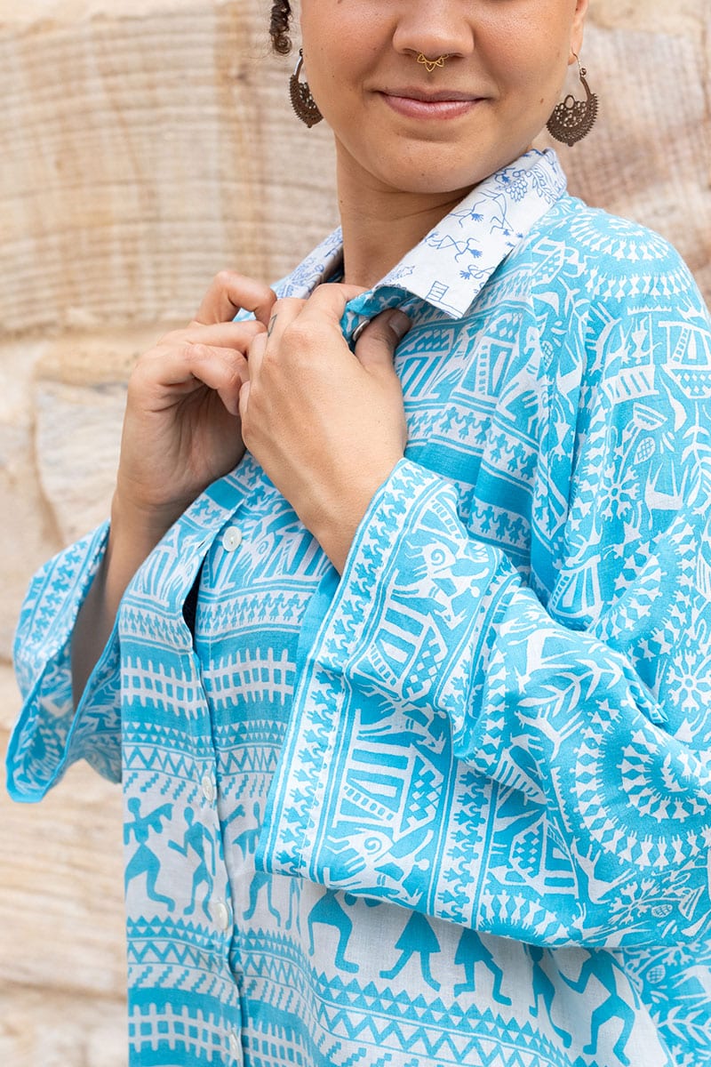 Vintage Sari Amira - Pacific Tribal