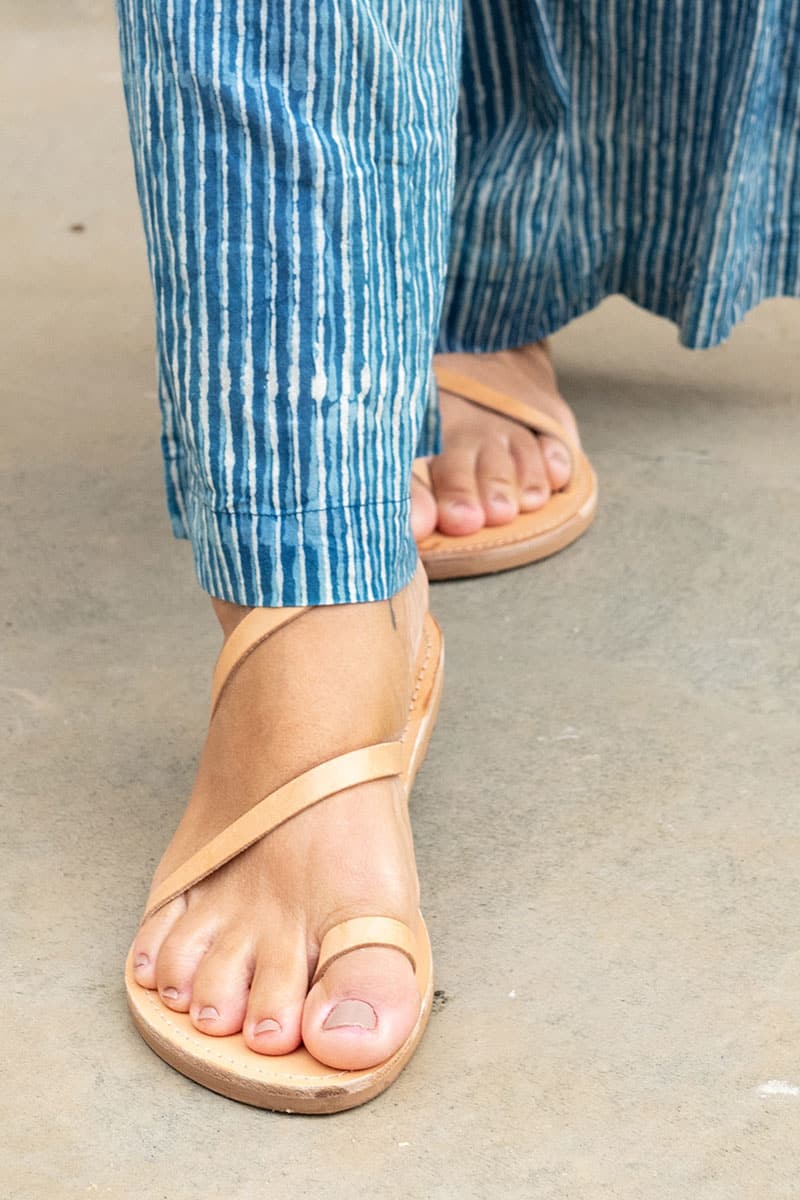 Athena Sandals - Light Tan