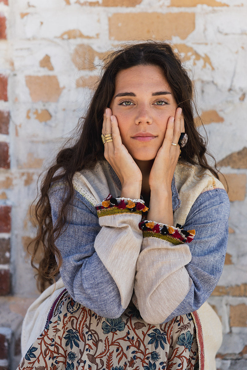 Woven Earth Coat - Riverstone 4
