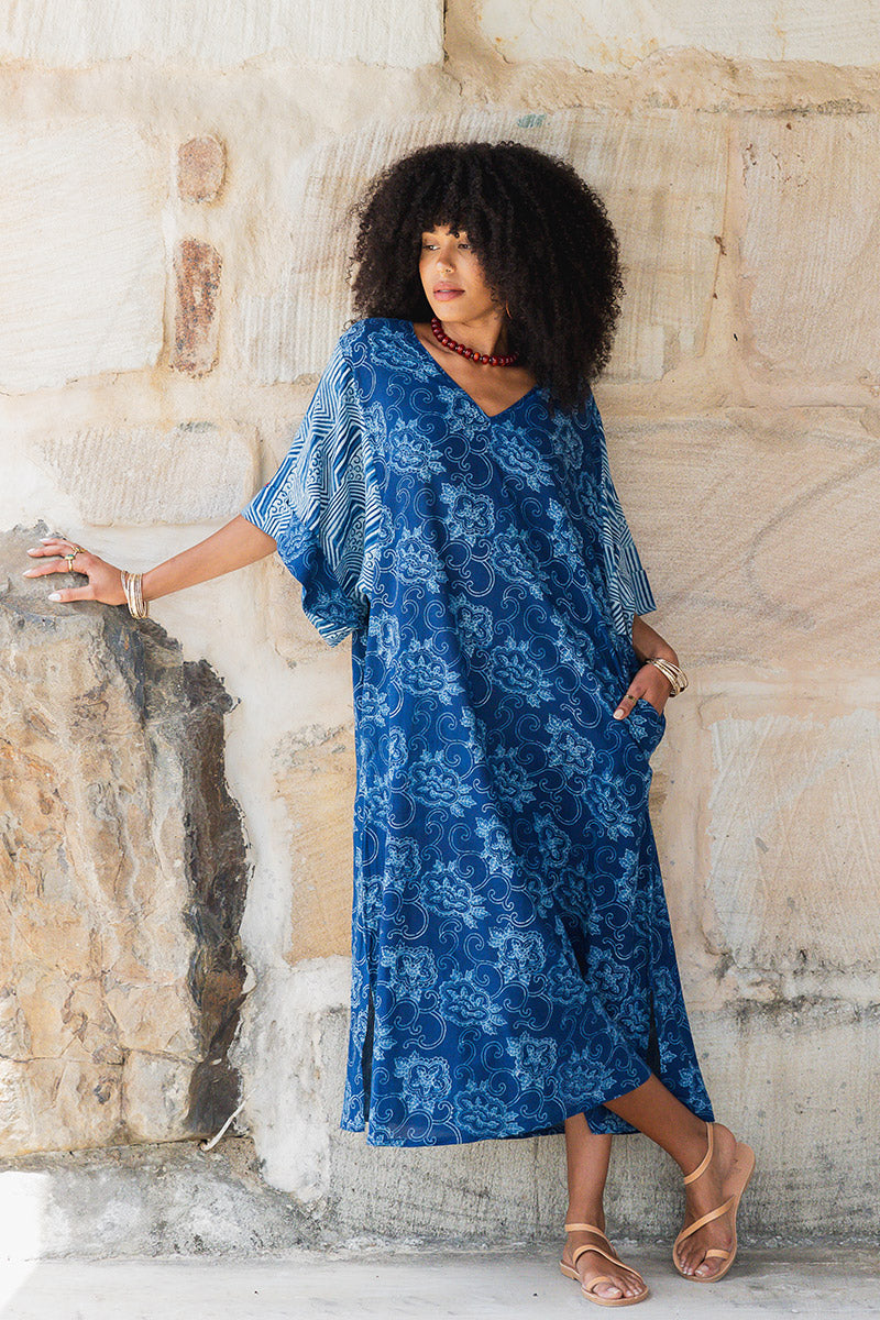 Satori Dress - Indigo Zumi