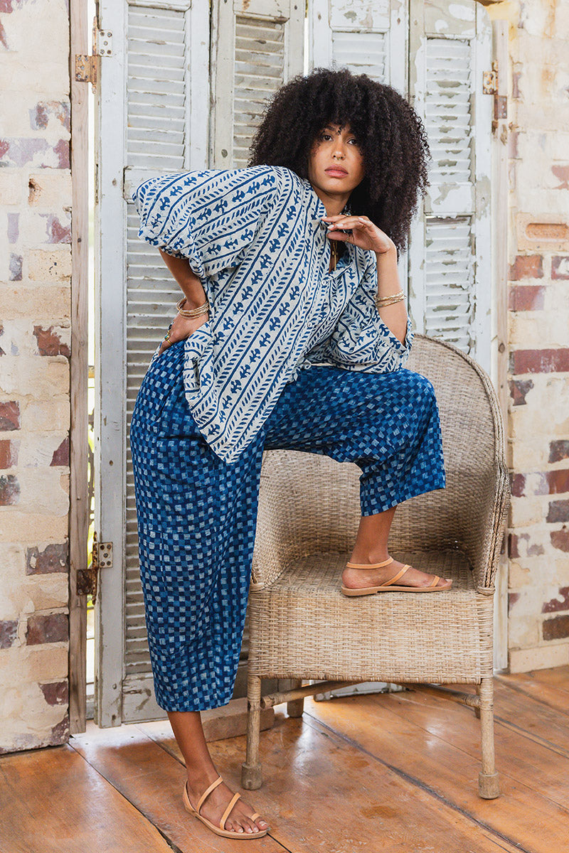 Boheme Pants - Indigo Zoya