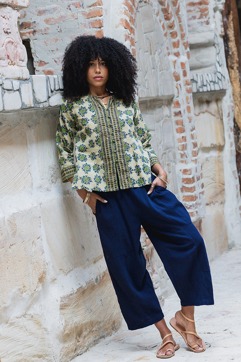 Boheme Pants - Indigo Loom