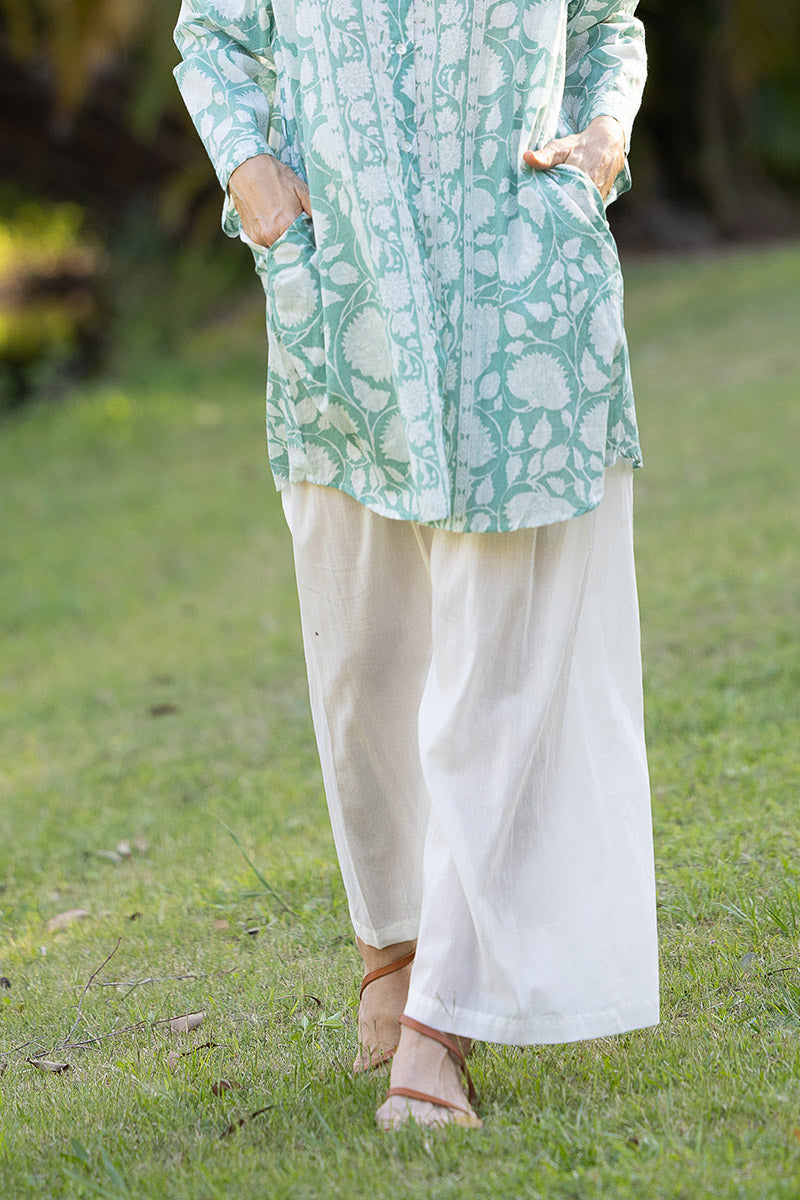 Sheer Layer Pants - Ivory