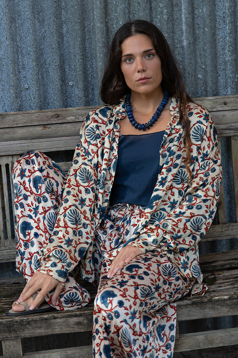 Saanvi Pants - Lustre (Satin)