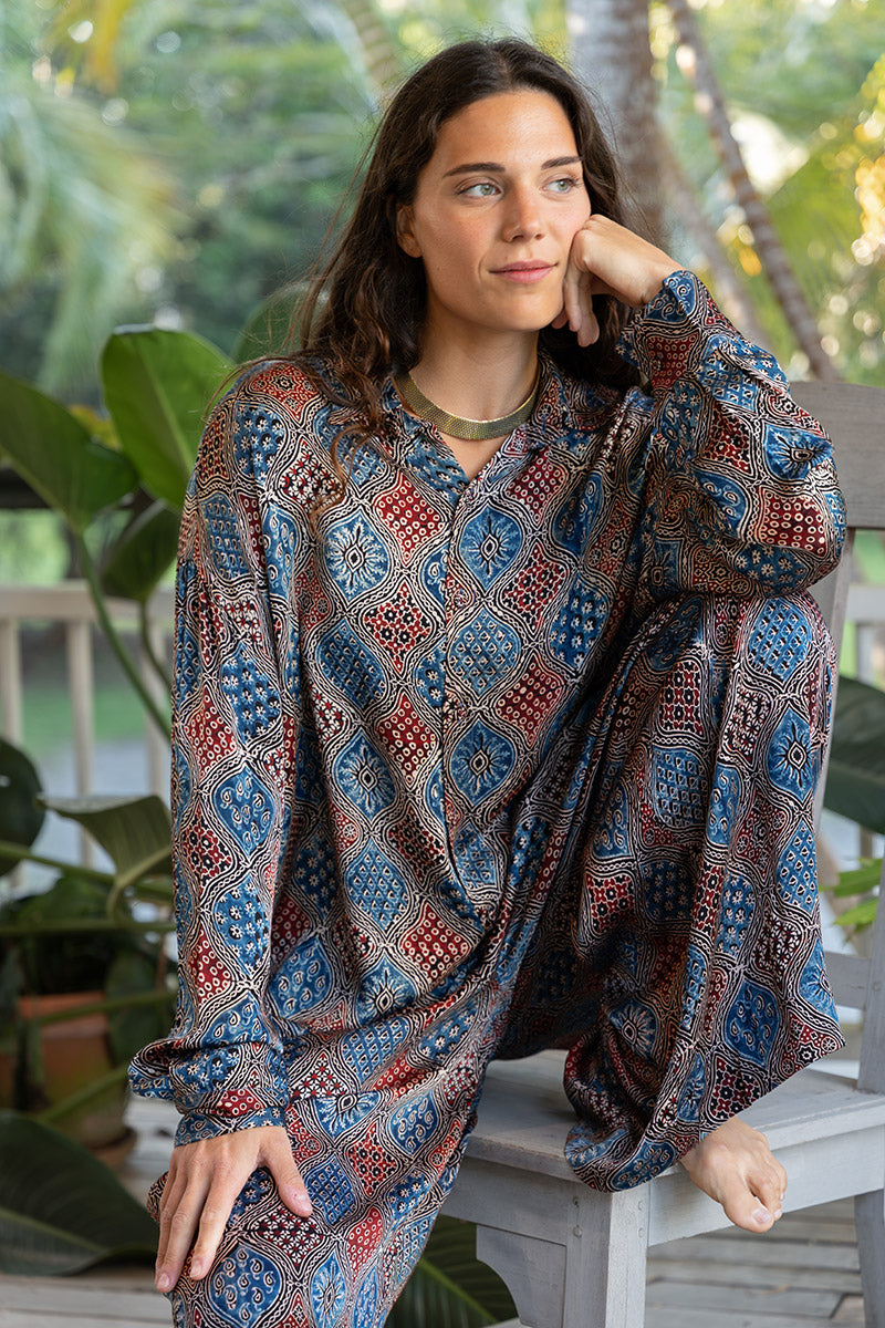 Saanvi Pants - Medina (Satin)