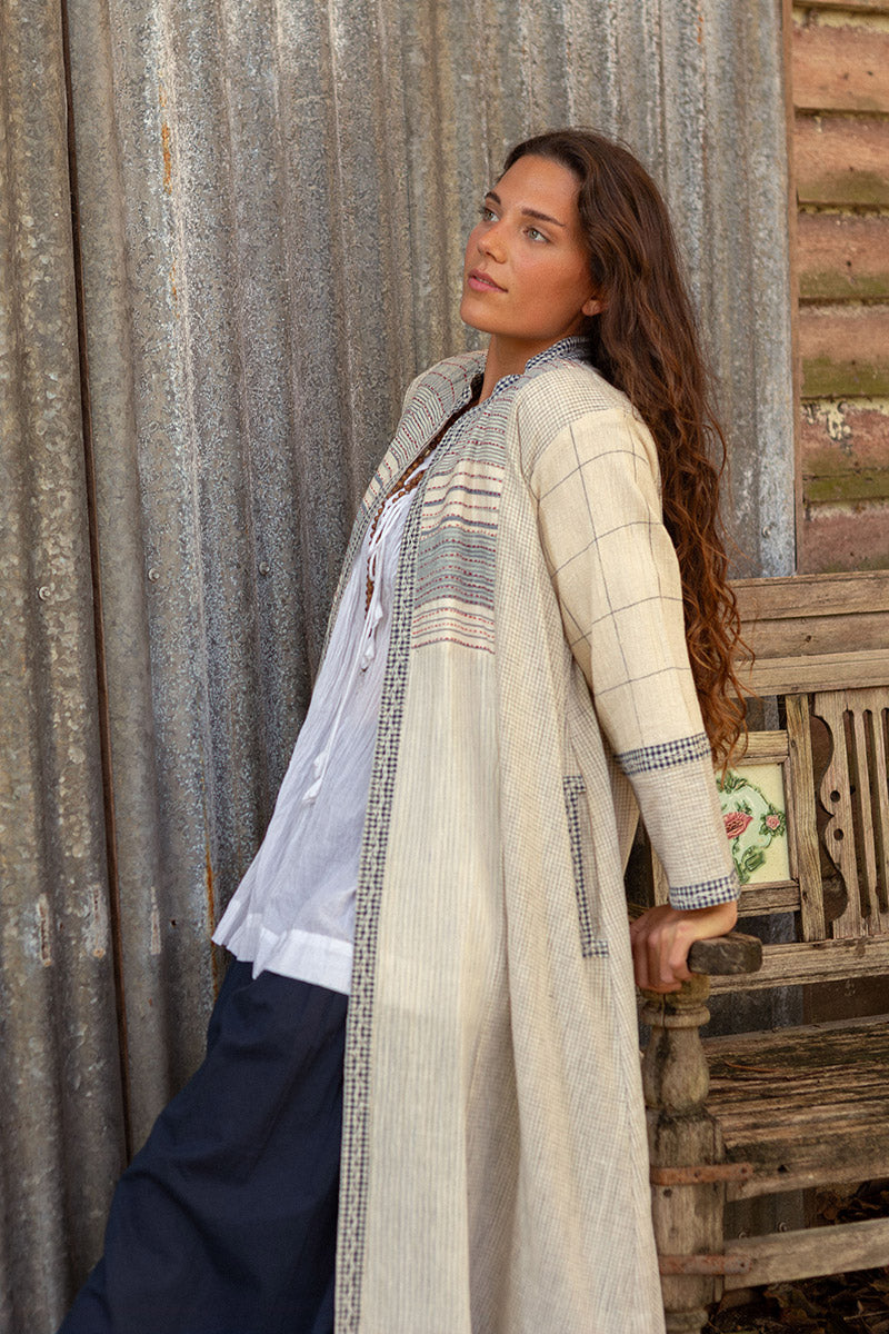 Woven Soul Coat - Moonwash