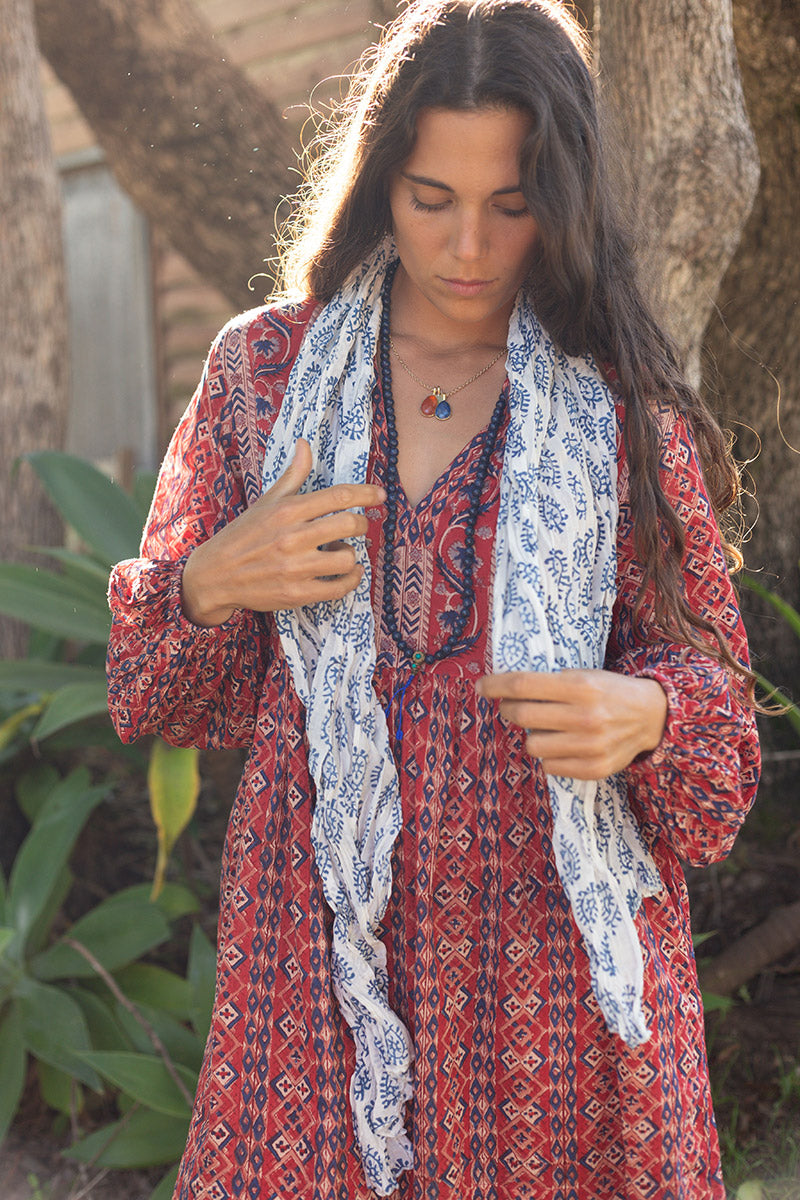 Willow Scarf - Lapis