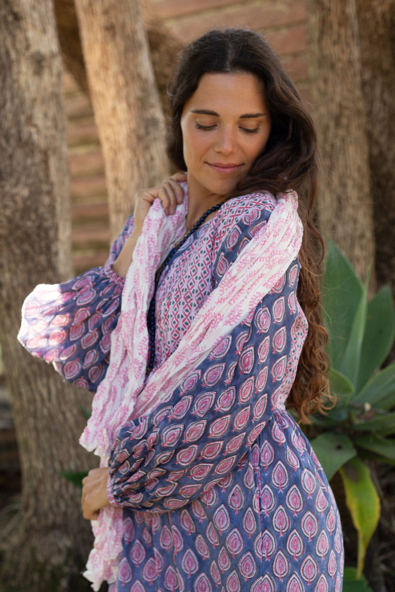 Willow Scarf - French Rose