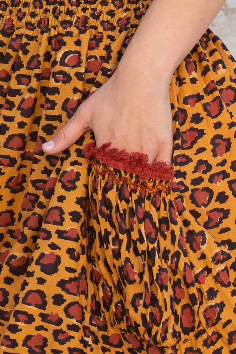 Boho Skirt - Cheetah