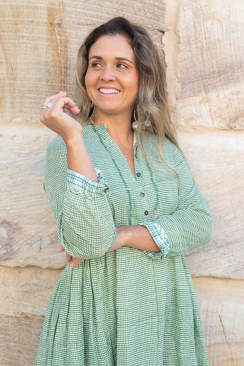 Erika - Emerald Check