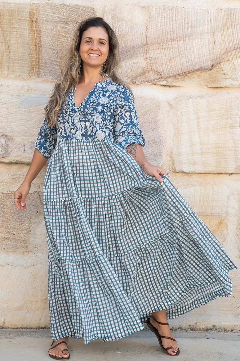 Jhali Dress - Nova Gingham