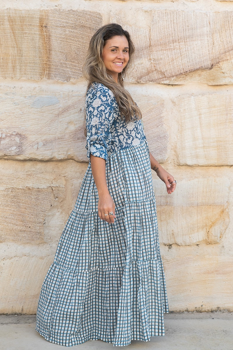 Jhali Dress - Nova Gingham