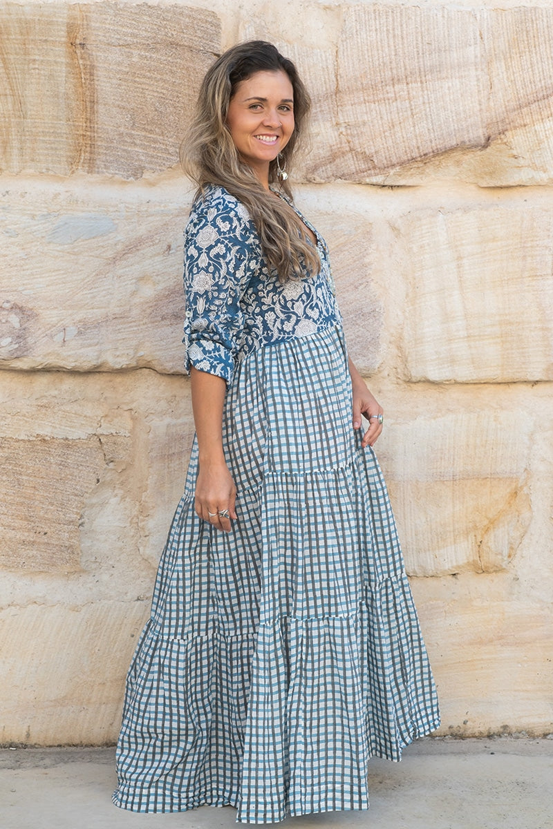 Jhali Dress - Nova Gingham