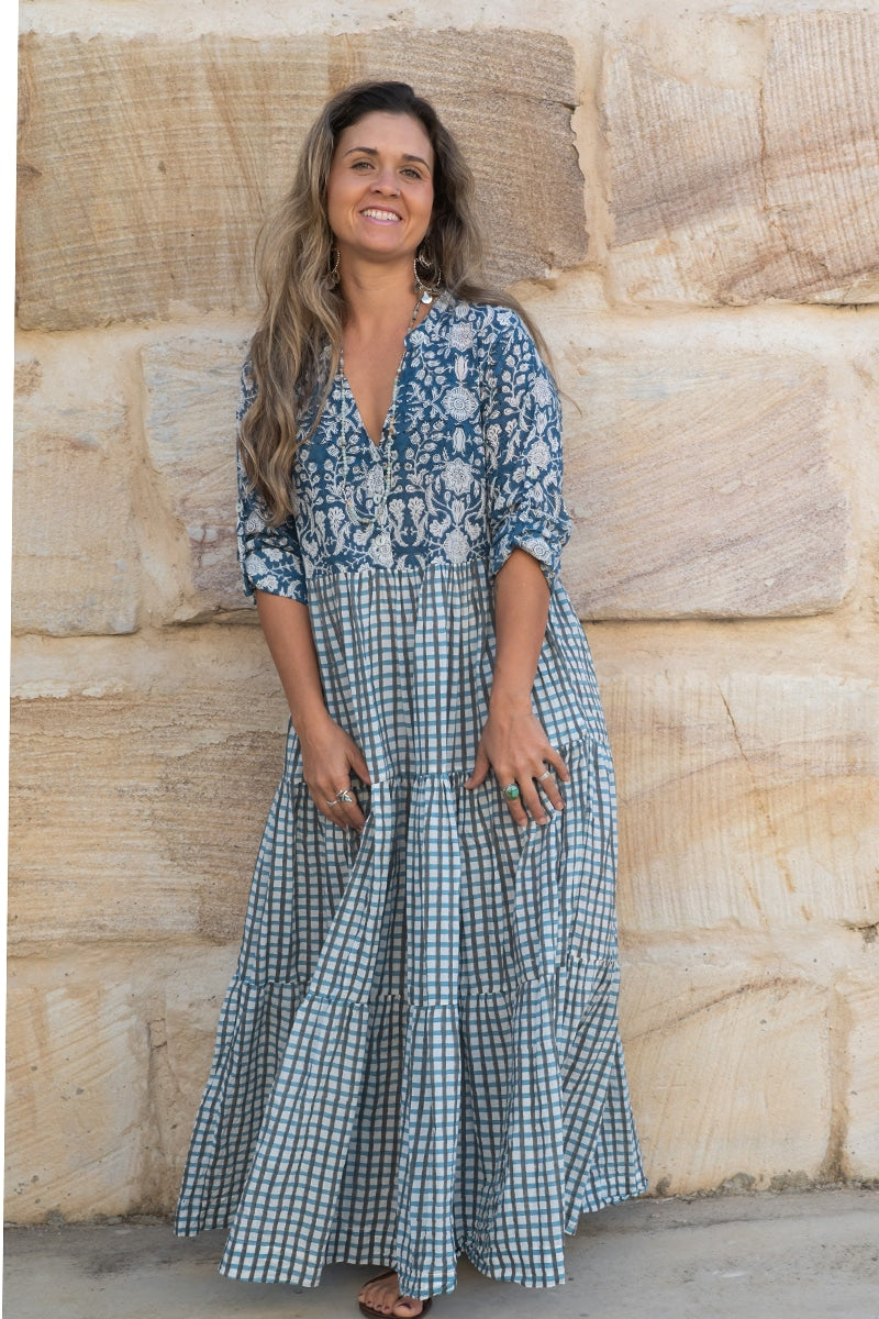 Jhali Dress - Nova Gingham