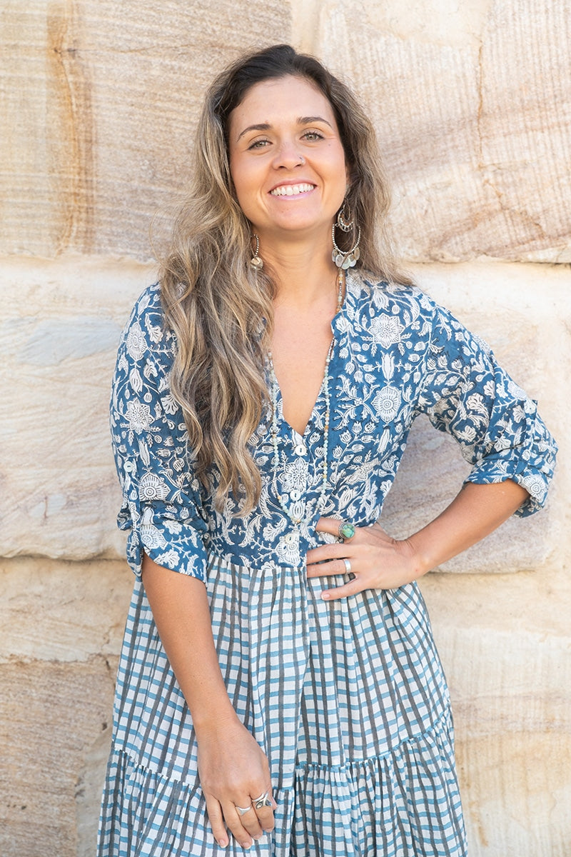 Jhali Dress - Nova Gingham