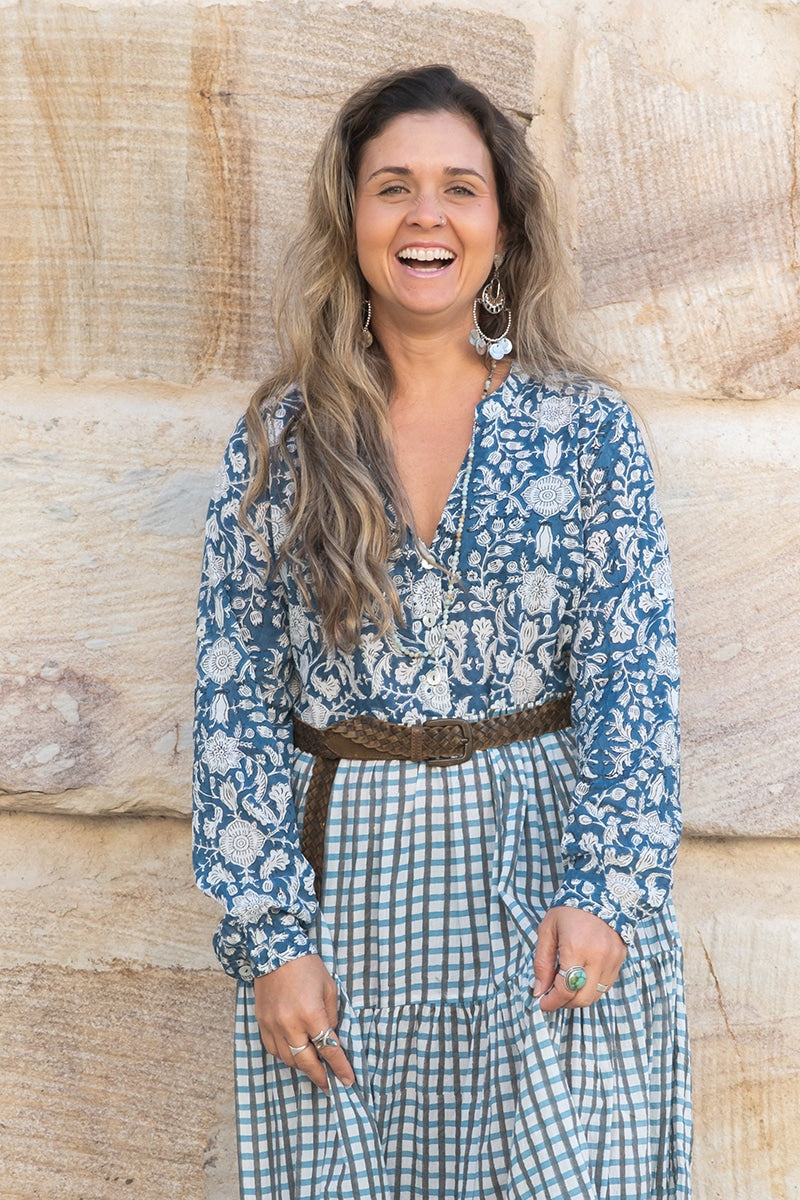 Jhali Dress - Nova Gingham