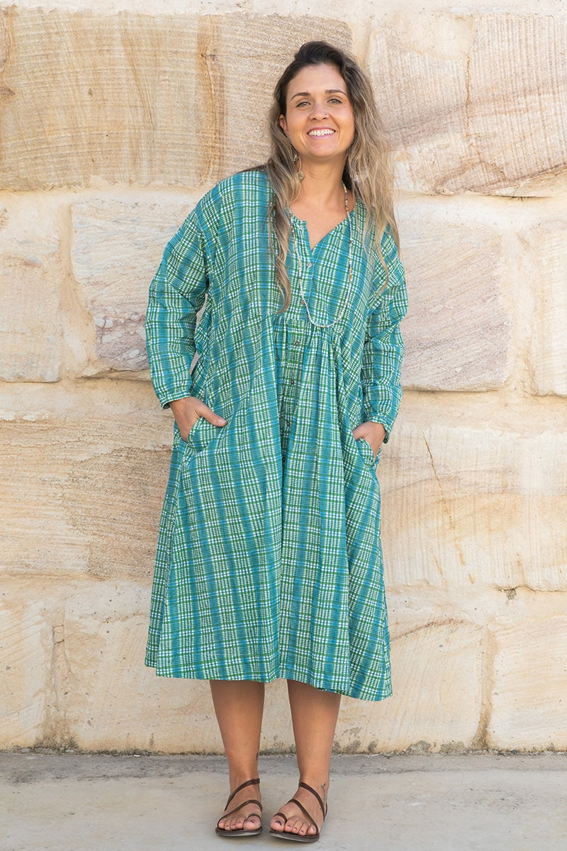 Adelina - Aegean Gingham
