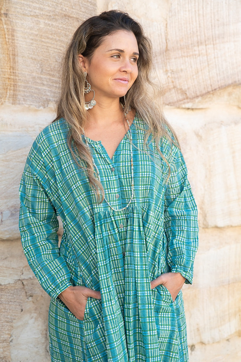 Adelina - Aegean Gingham