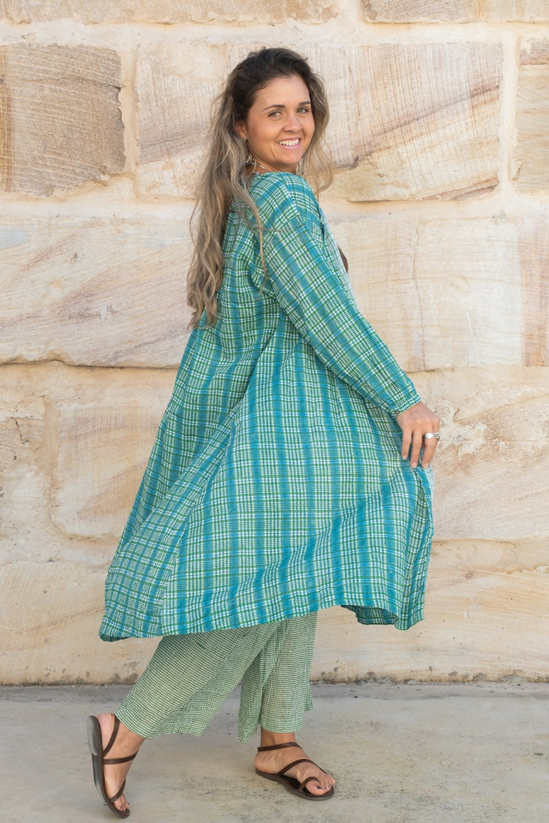 Adelina - Aegean Gingham