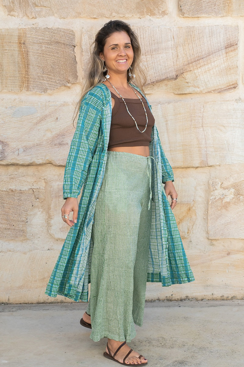Culottes - Emerald Check