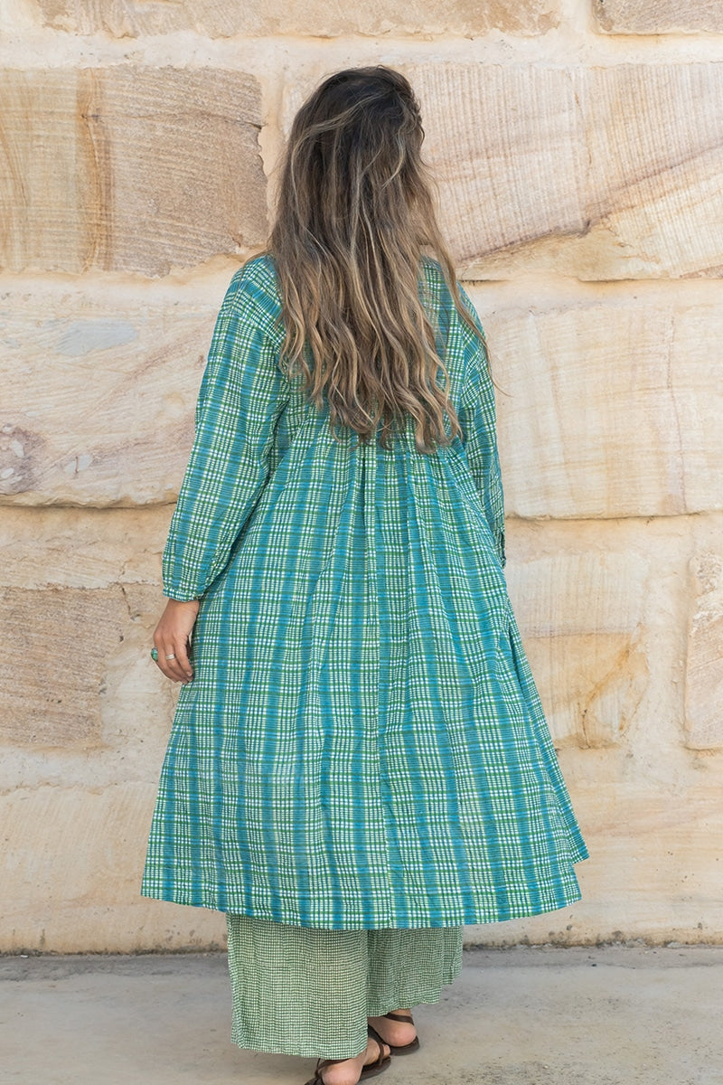 Adelina - Aegean Gingham