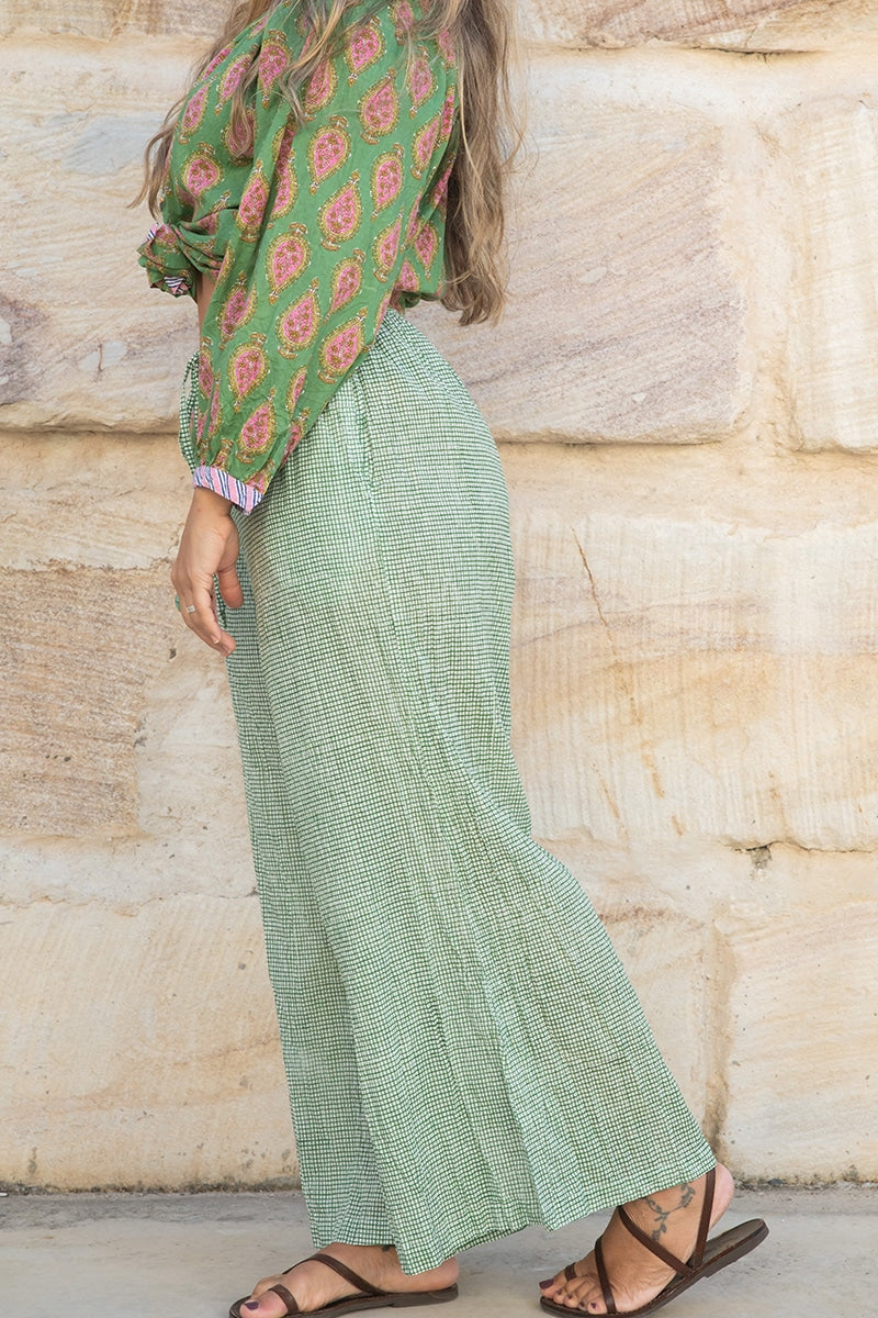 Culottes - Emerald Check