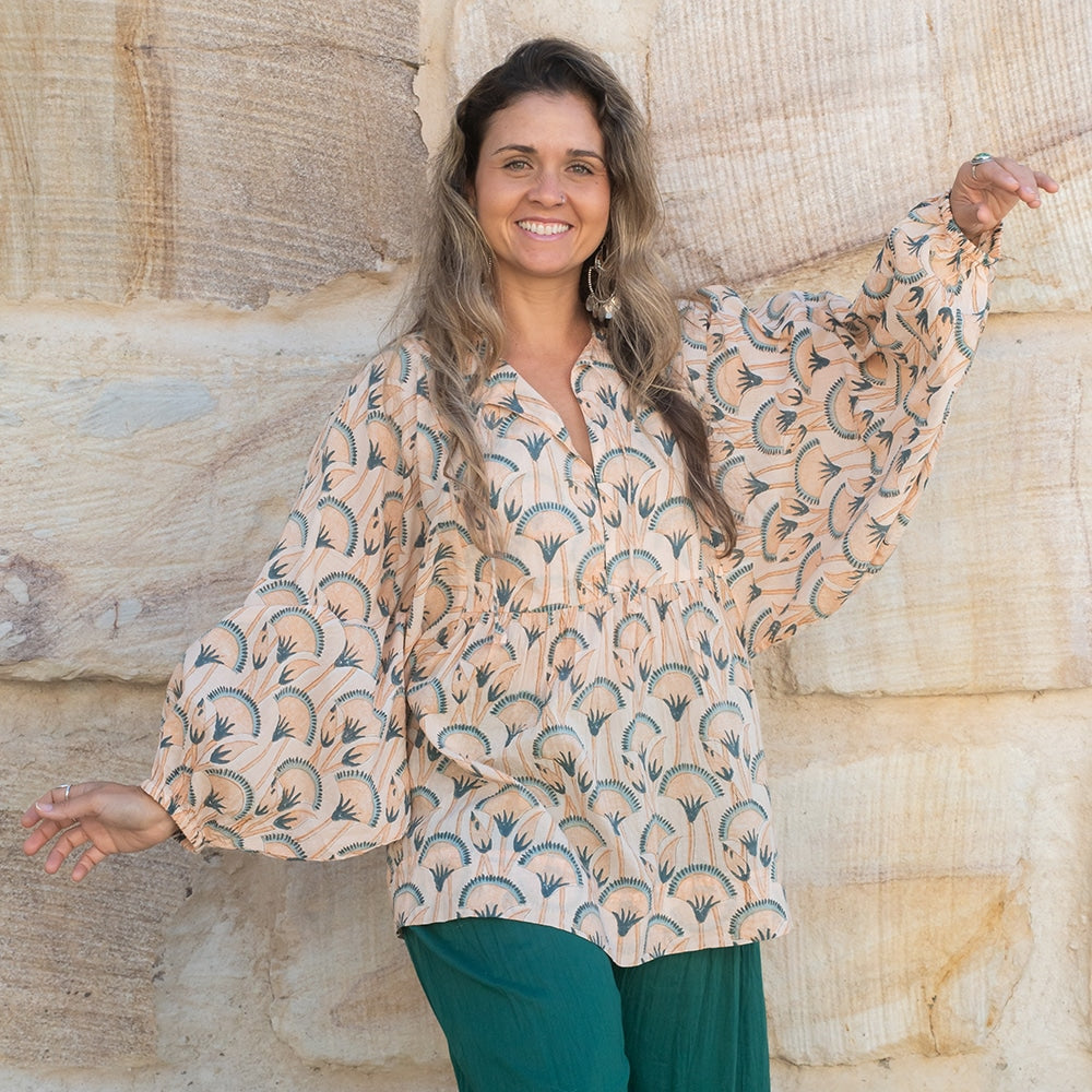 Elk Blouse - Tigerlily