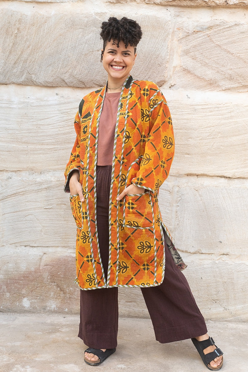 Kantha Dust Coat - Maragida