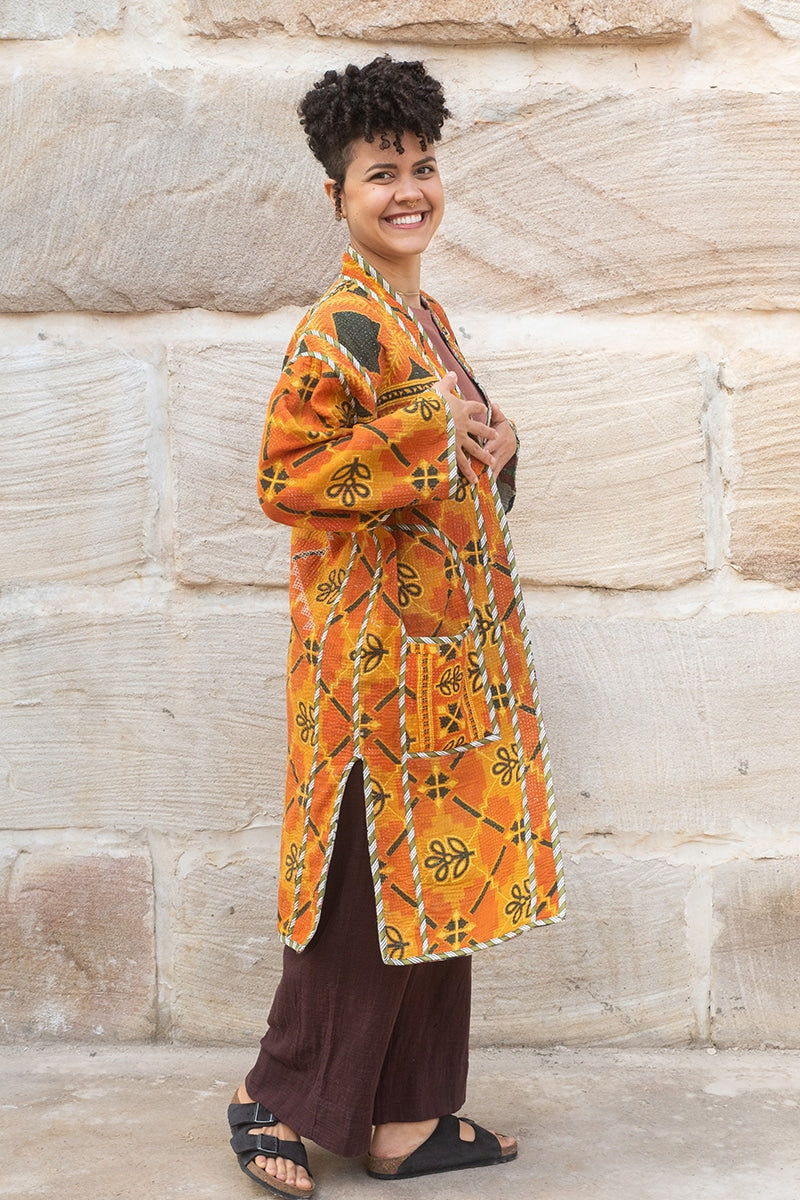 Kantha Dust Coat - Maragida