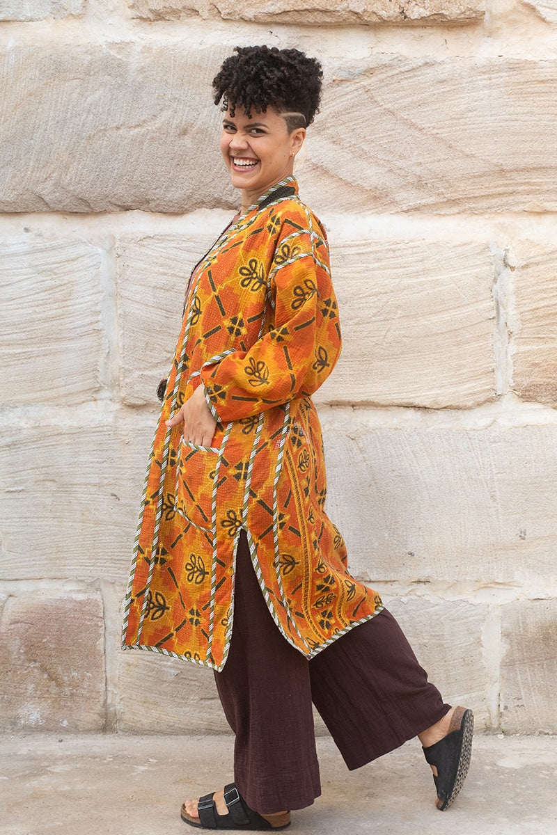 Kantha Dust Coat - Maragida