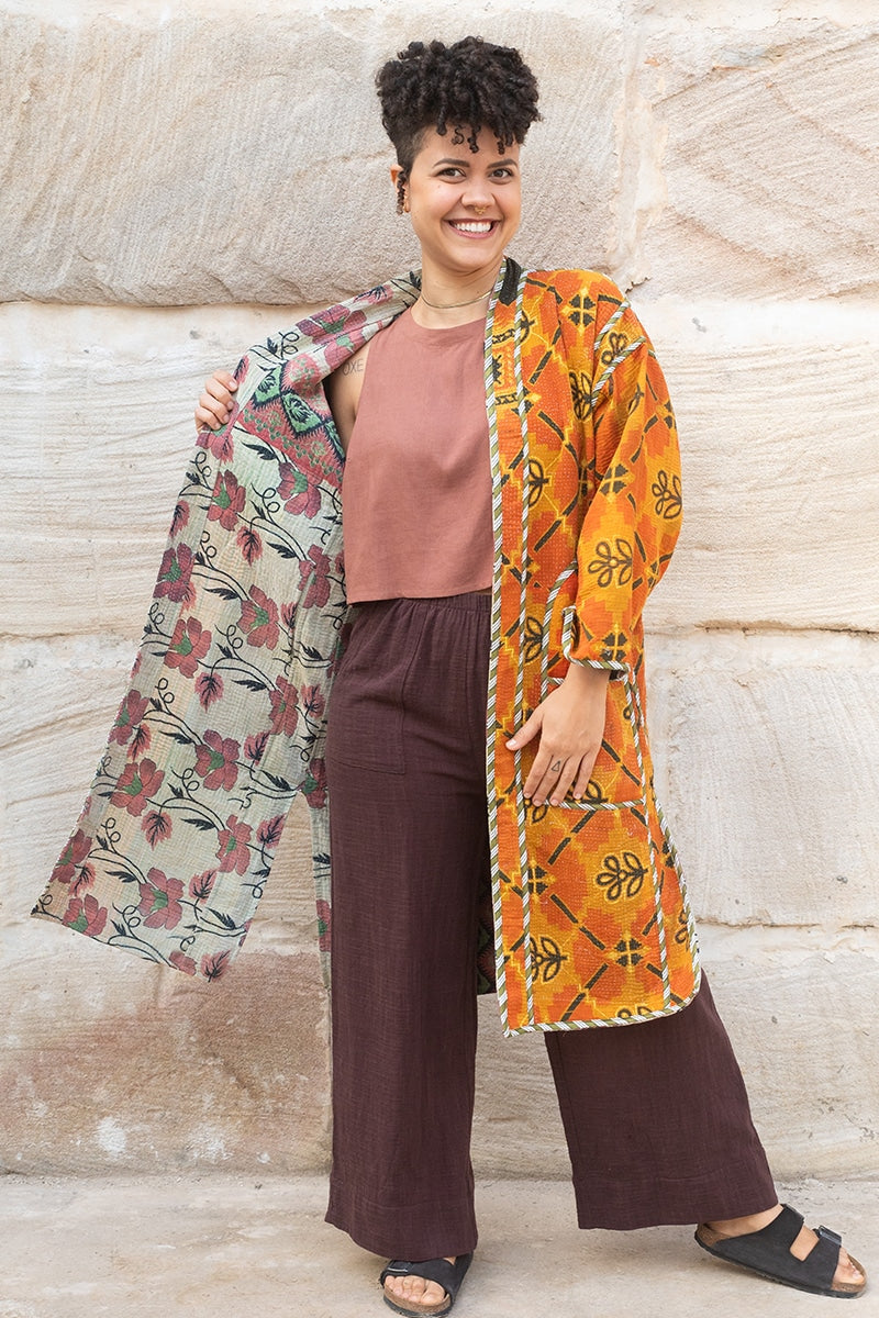 Kantha Dust Coat - Maragida