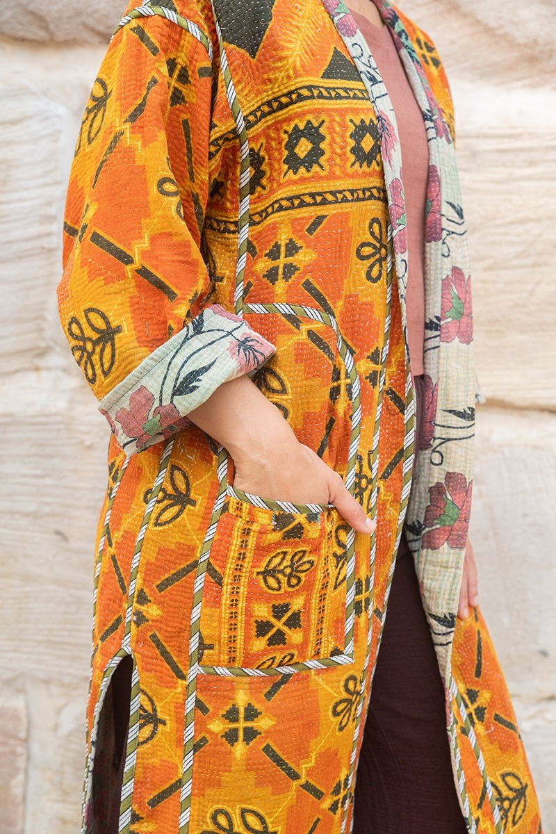 Kantha Dust Coat - Maragida