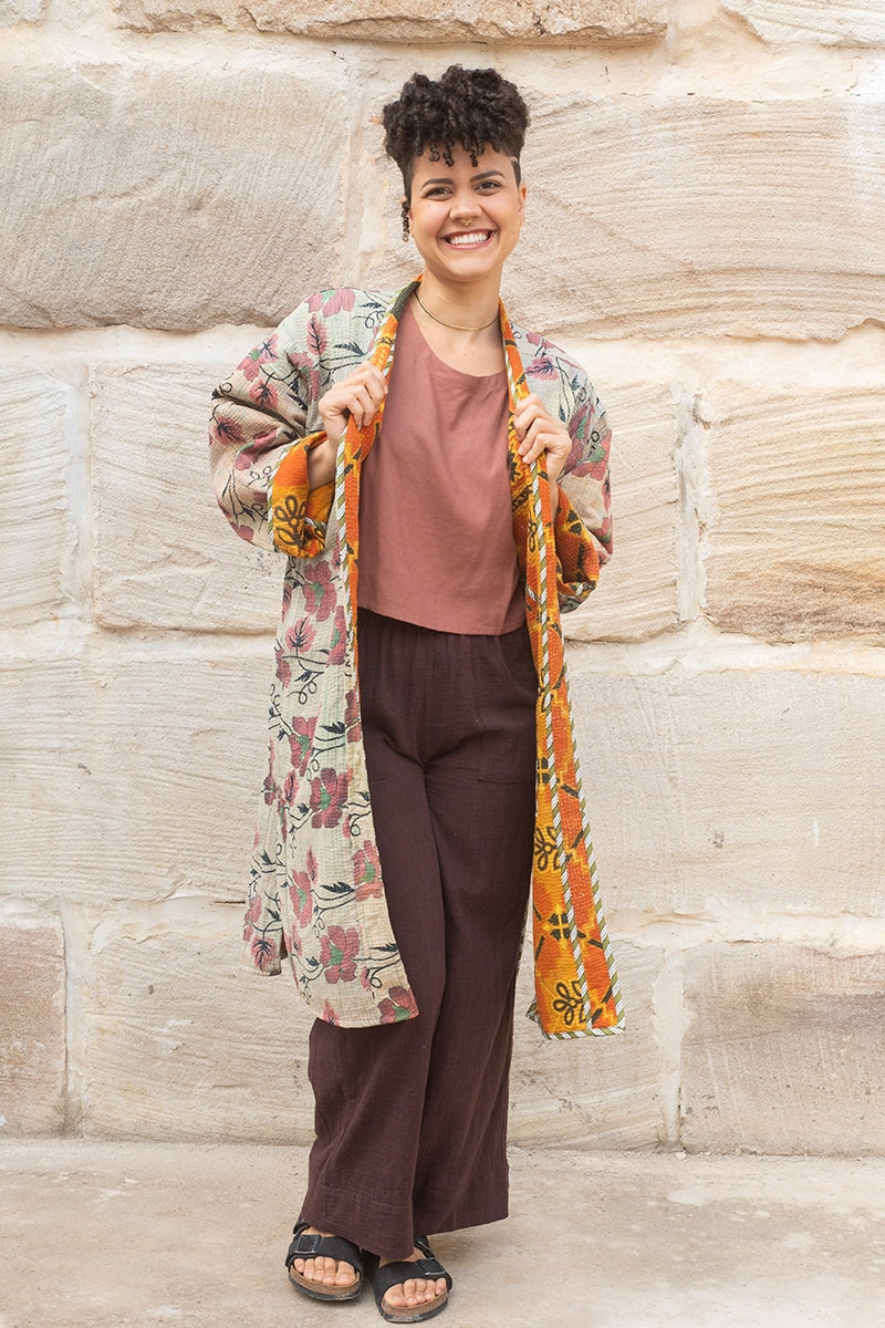 Kantha Dust Coat - Maragida