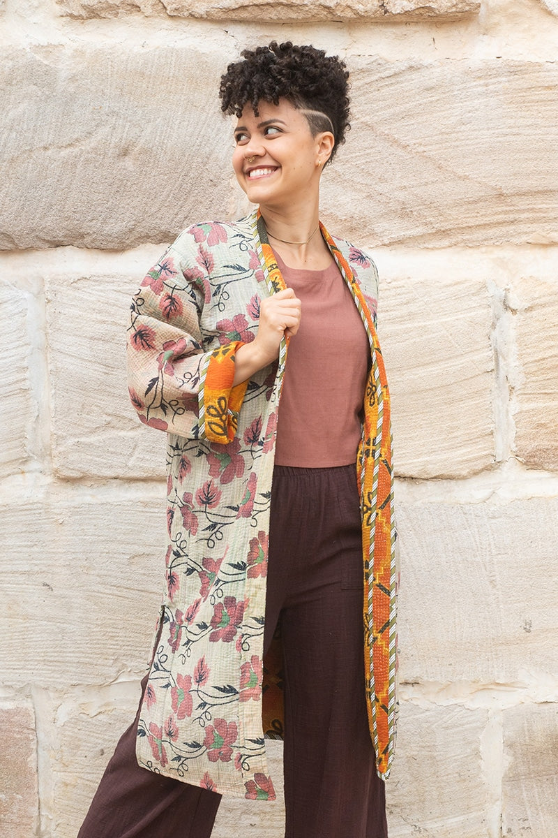 Kantha Dust Coat - Maragida