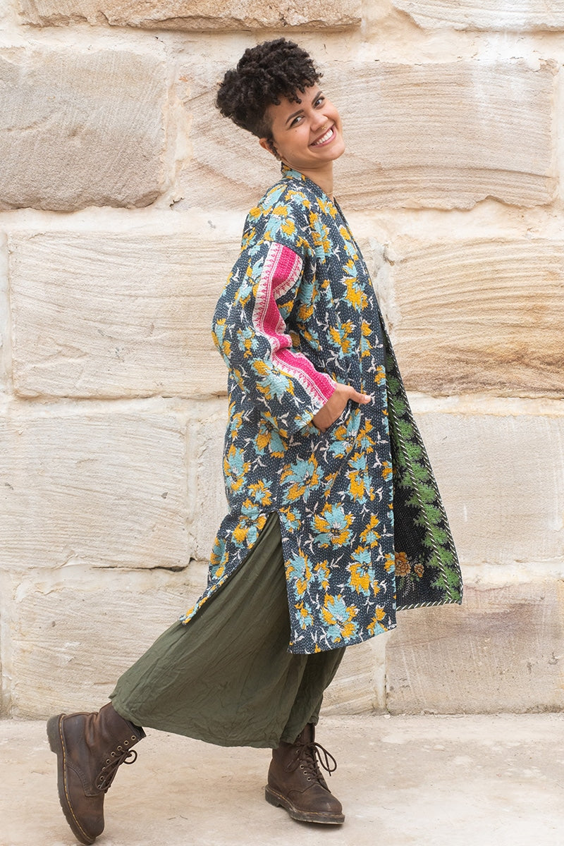 Kantha Dust Coat - Joacha