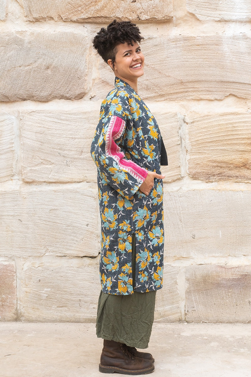 Kantha Dust Coat - Joacha