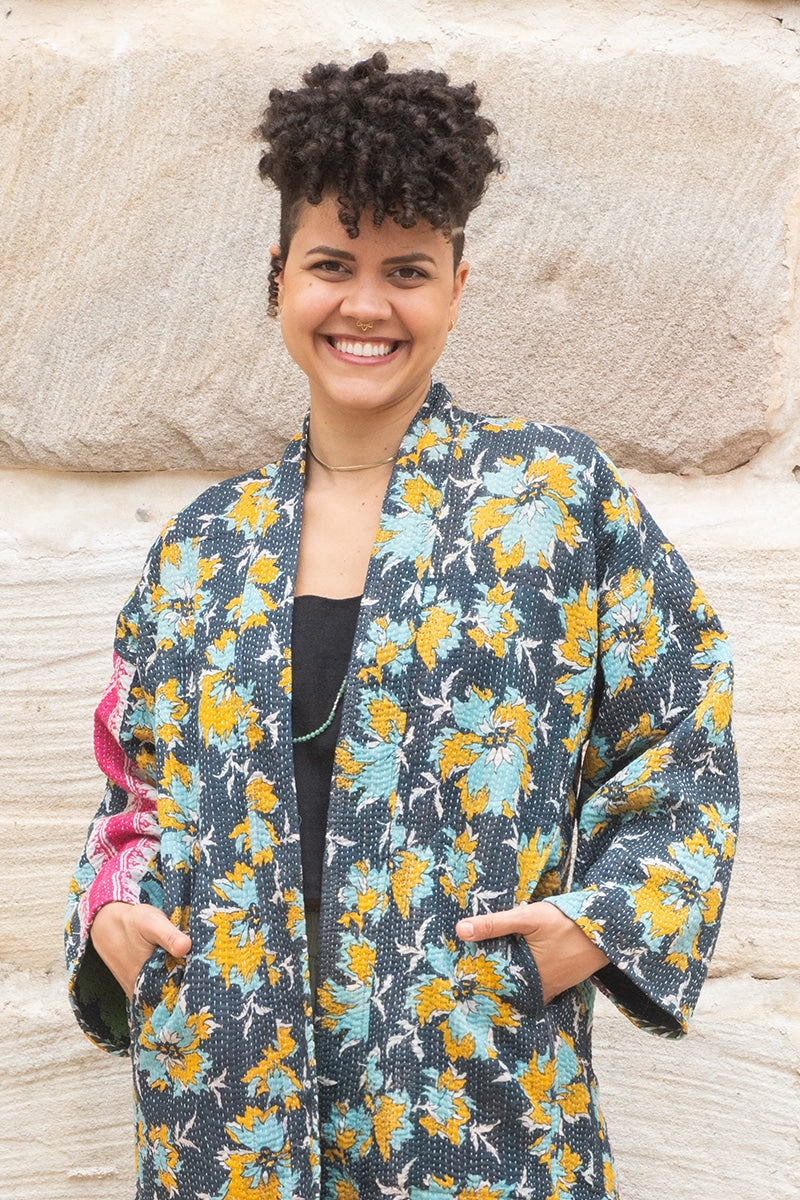 Kantha Dust Coat - Joacha