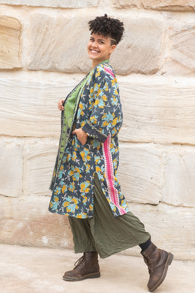 Kantha Dust Coat - Joacha