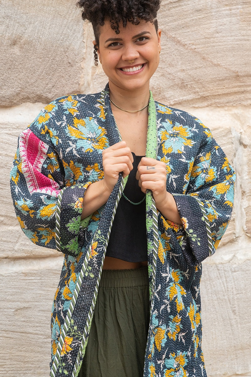 Kantha Dust Coat - Joacha
