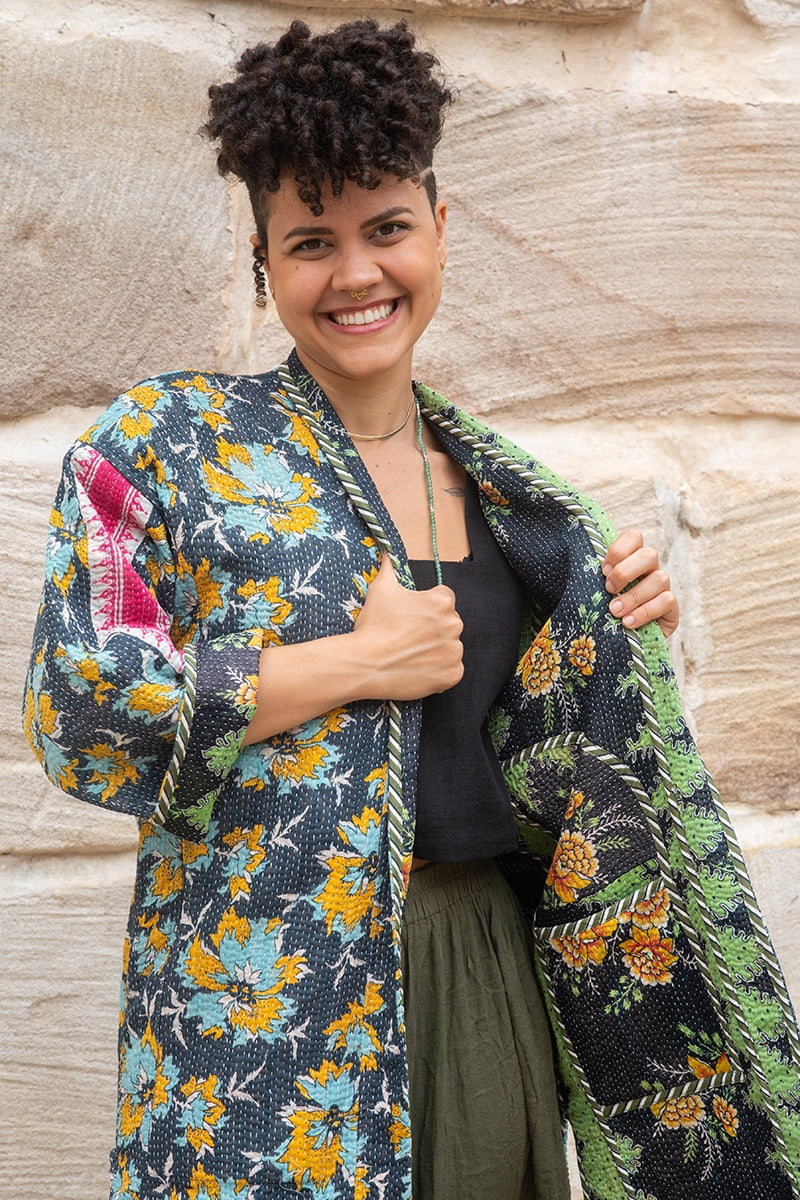Kantha Dust Coat - Joacha